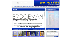 Desktop Screenshot of bridgemansecurity.com